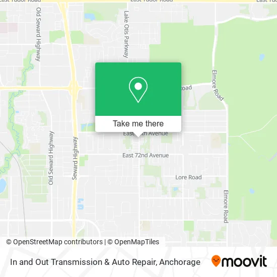 In and Out Transmission & Auto Repair map