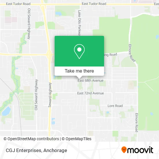 CGJ Enterprises map