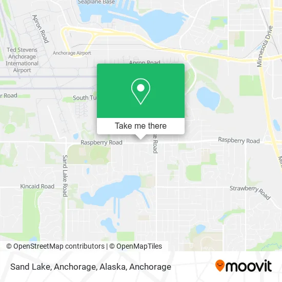 Sand Lake, Anchorage, Alaska map