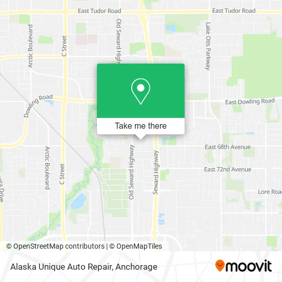 Mapa de Alaska Unique Auto Repair