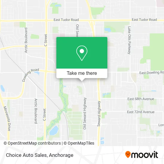 Choice Auto Sales map