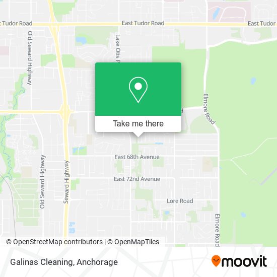 Galinas Cleaning map