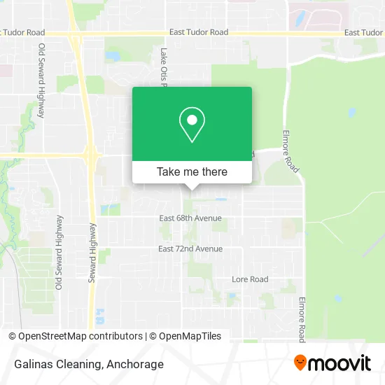 Galinas Cleaning map