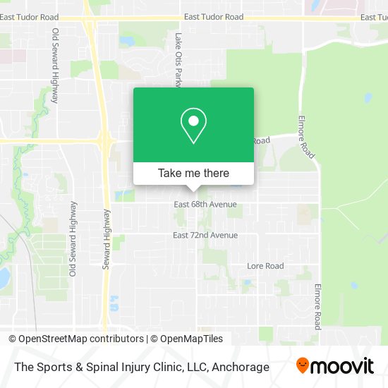 The Sports & Spinal Injury Clinic, LLC map