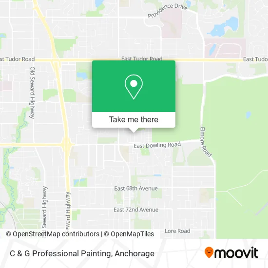 C & G Professional Painting map