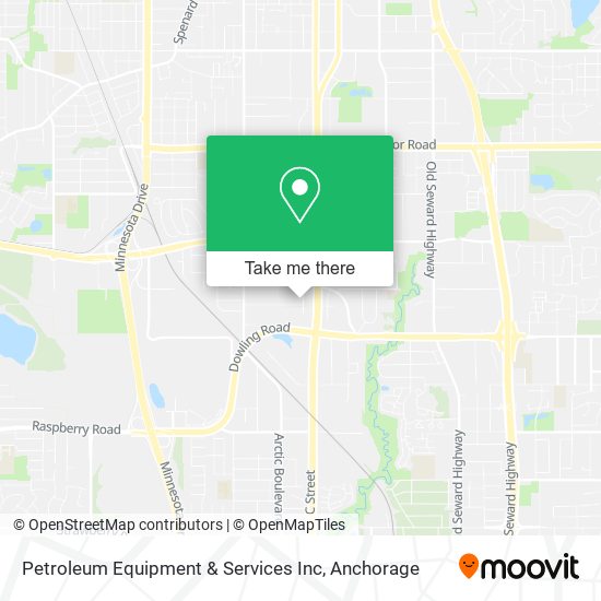 Petroleum Equipment & Services Inc map