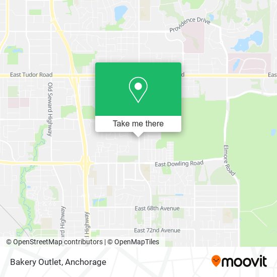 Mapa de Bakery Outlet