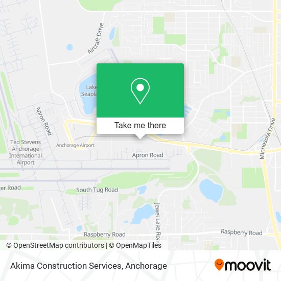 Akima Construction Services map