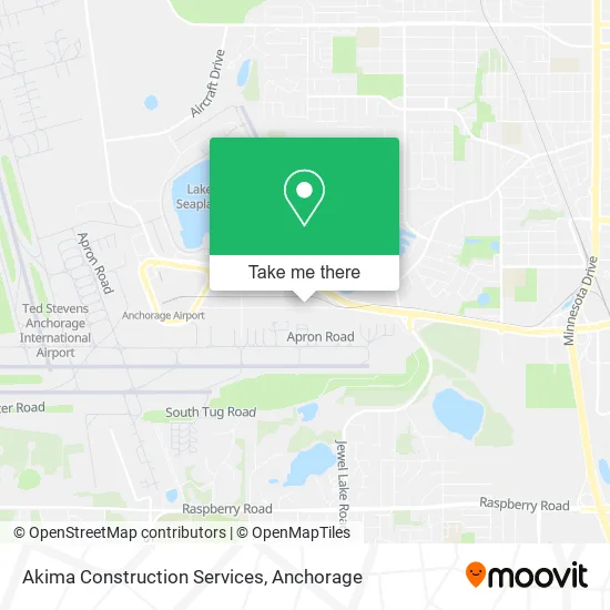 Akima Construction Services map