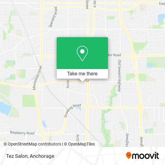 Tez Salon map
