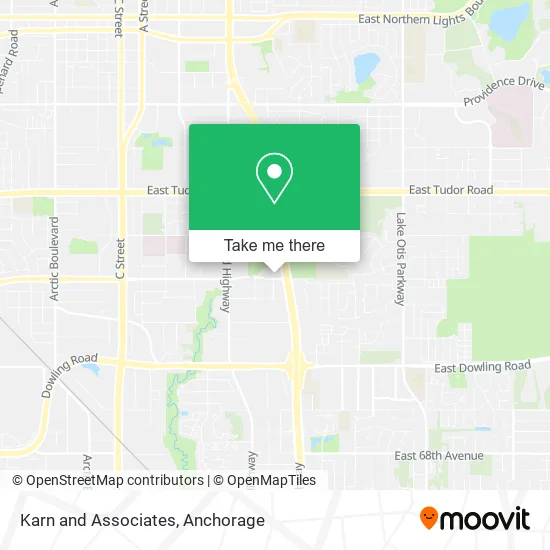 Karn and Associates map