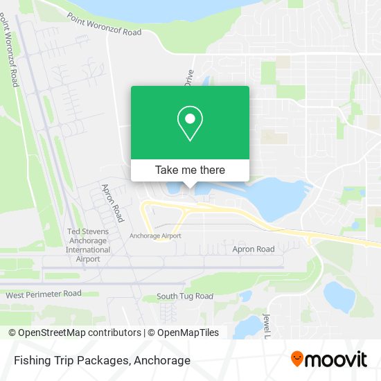 Fishing Trip Packages map