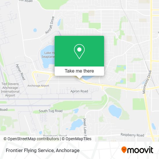 Frontier Flying Service map