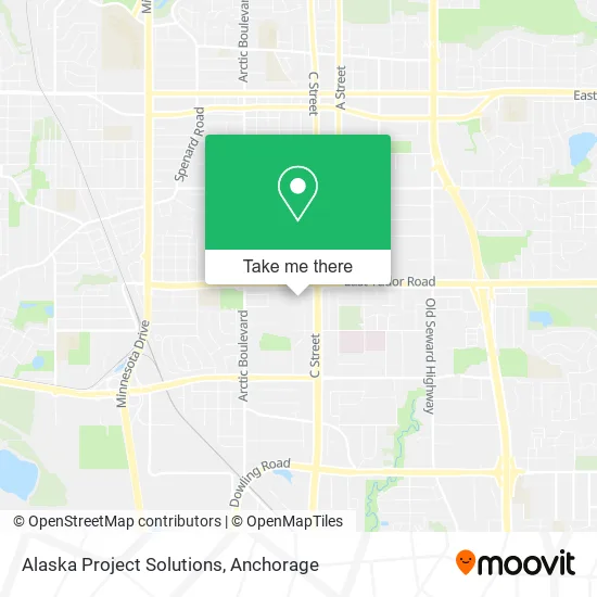 Alaska Project Solutions map