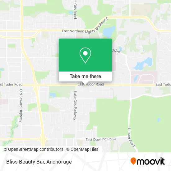 Bliss Beauty Bar map