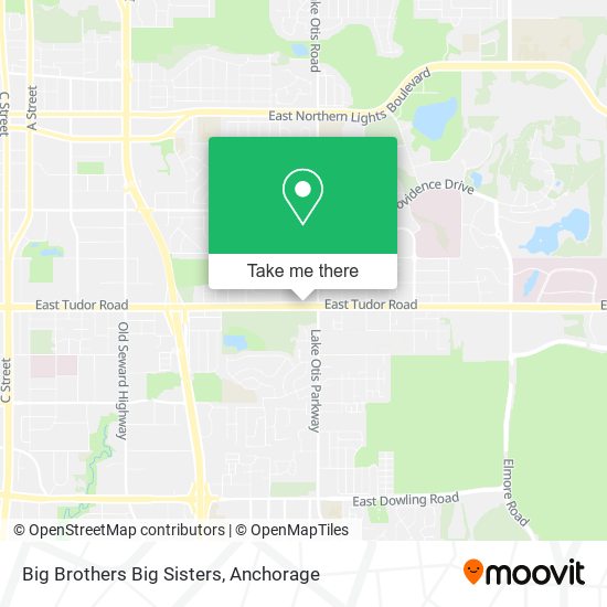 Big Brothers Big Sisters map