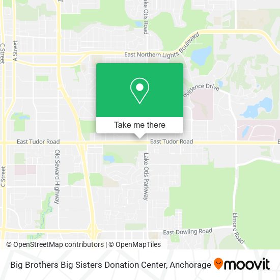 Big Brothers Big Sisters Donation Center map