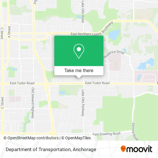 Department of Transportation map