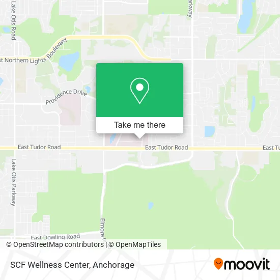 Mapa de SCF Wellness Center
