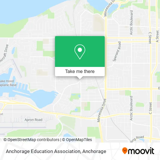 Anchorage Education Association map