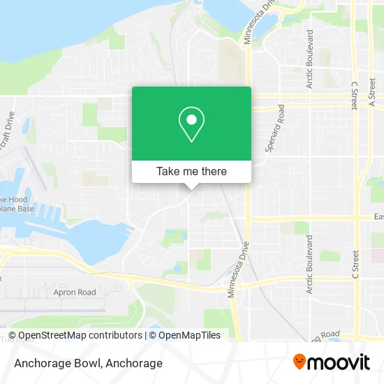 Anchorage Bowl map