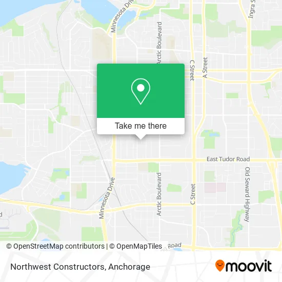 Northwest Constructors map