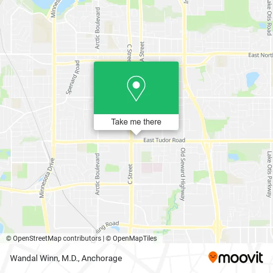 Wandal Winn, M.D. map