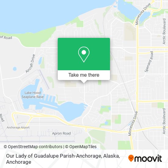 Our Lady of Guadalupe Parish-Anchorage, Alaska map