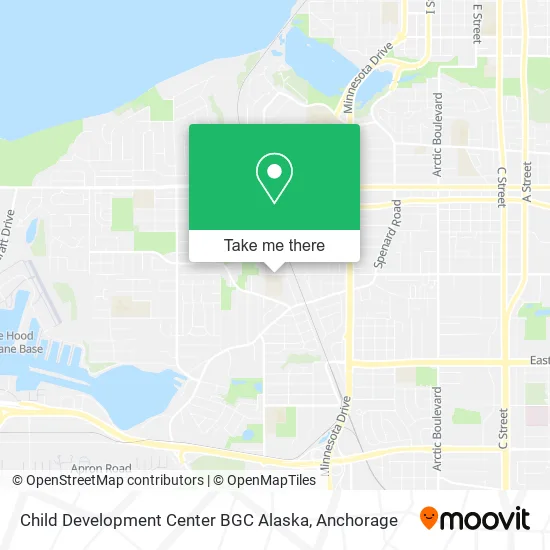 Child Development Center BGC Alaska map