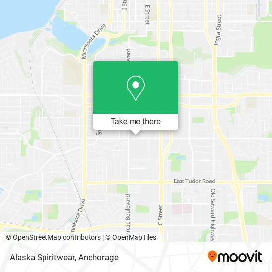 Alaska Spiritwear map