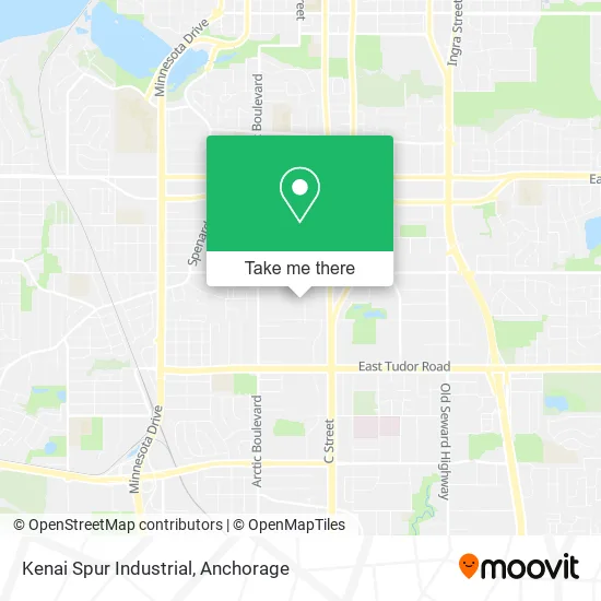 Mapa de Kenai Spur Industrial
