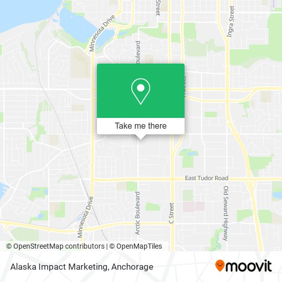 Alaska Impact Marketing map