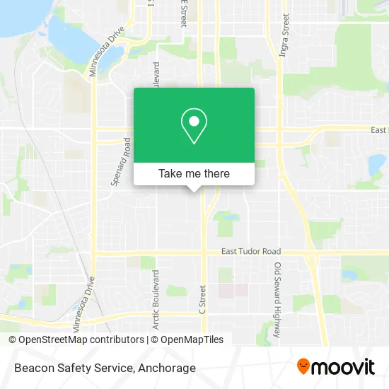 Beacon Safety Service map