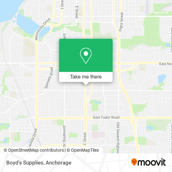 Boyd's Supplies map