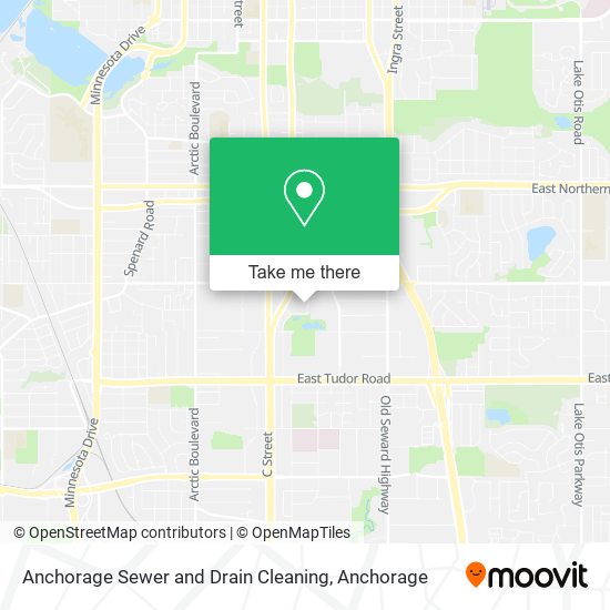 Anchorage Sewer and Drain Cleaning map