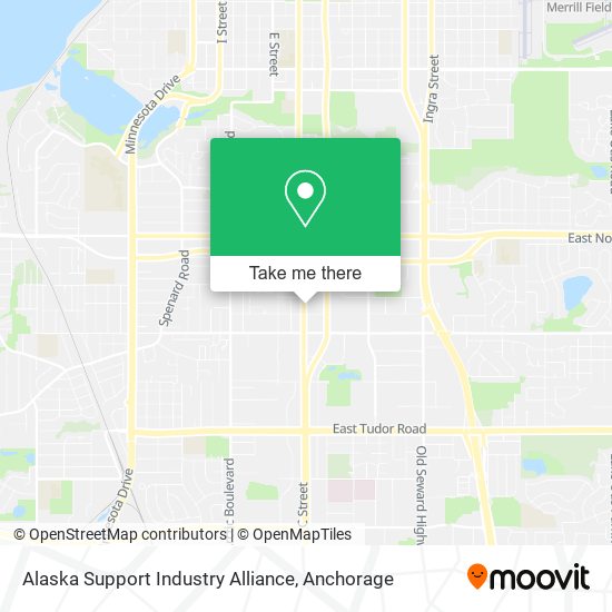 Alaska Support Industry Alliance map