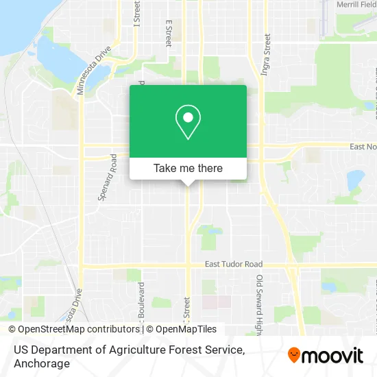 US Department of Agriculture Forest Service map