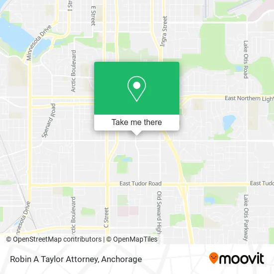 Robin A Taylor Attorney map