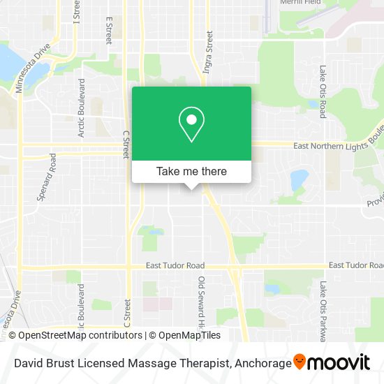 Mapa de David Brust Licensed Massage Therapist