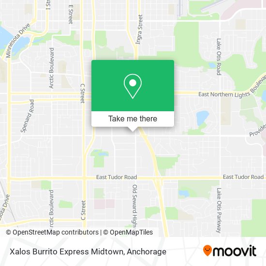 Xalos Burrito Express Midtown map