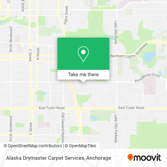 Alaska Drymaster Carpet Services map