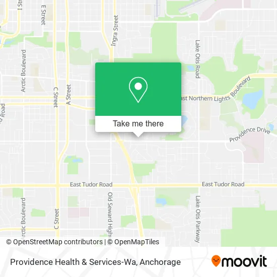 Mapa de Providence Health & Services-Wa