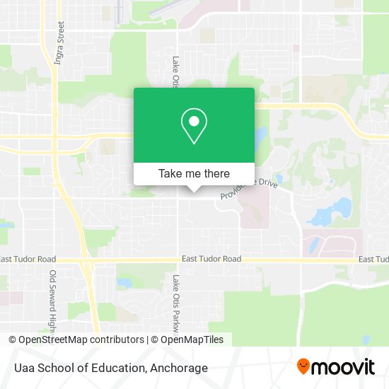 Uaa School of Education map