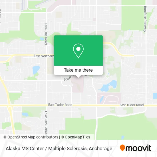 Mapa de Alaska MS Center / Multiple Sclerosis
