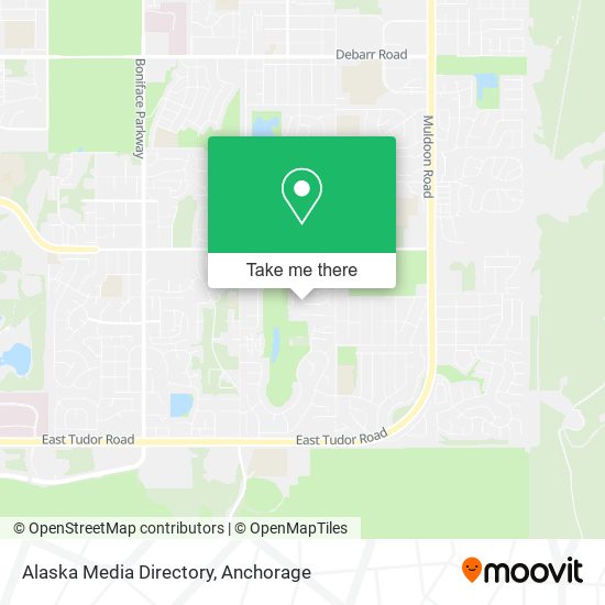Mapa de Alaska Media Directory