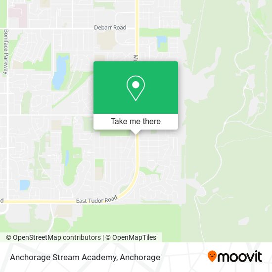 Anchorage Stream Academy map