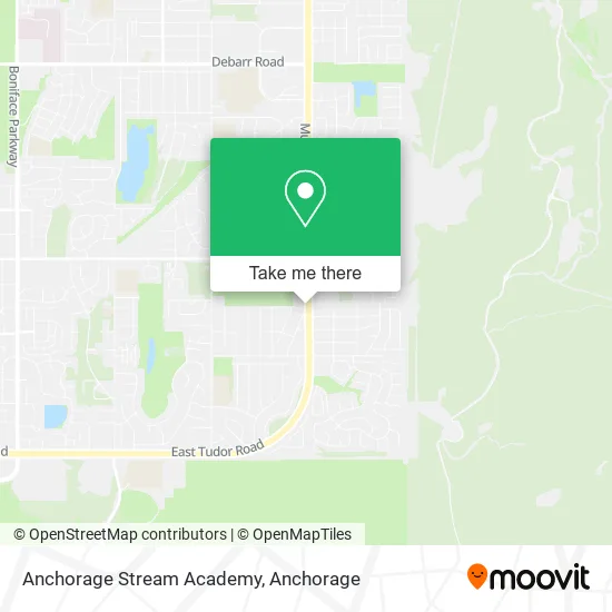 Anchorage Stream Academy map