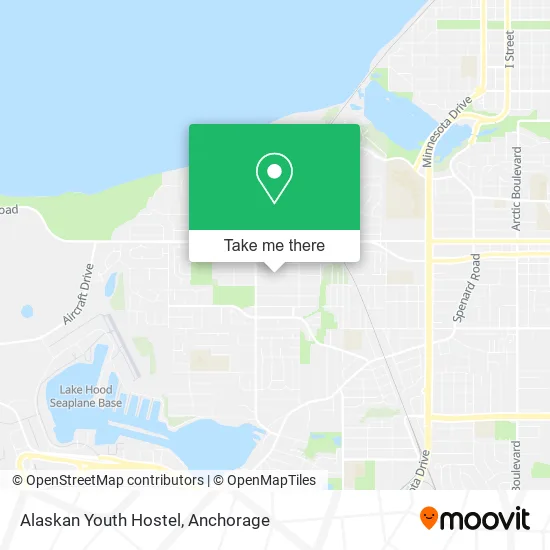 Alaskan Youth Hostel map