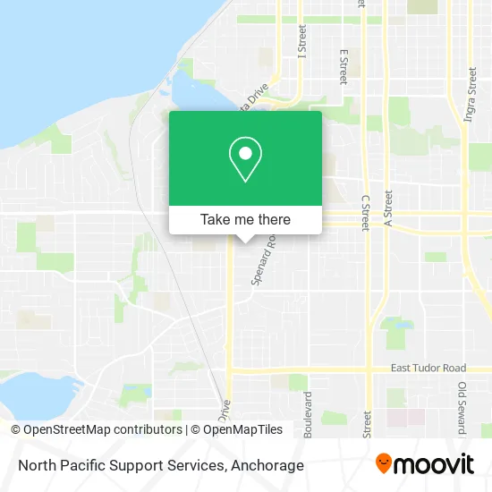 North Pacific Support Services map