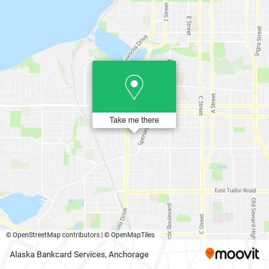 Mapa de Alaska Bankcard Services